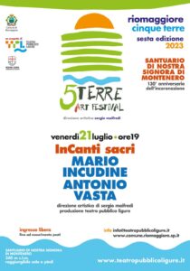 21 luglio 5 terre art festival