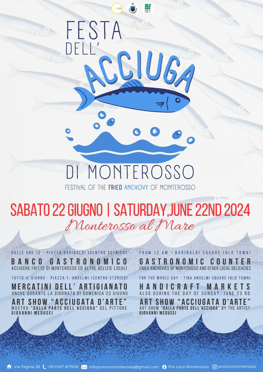 Festival of the fried anchovy of Monterosso