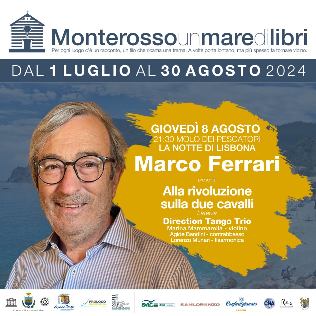 Marco Ferrari Monterosso un mare di libri 8 agosto 2024